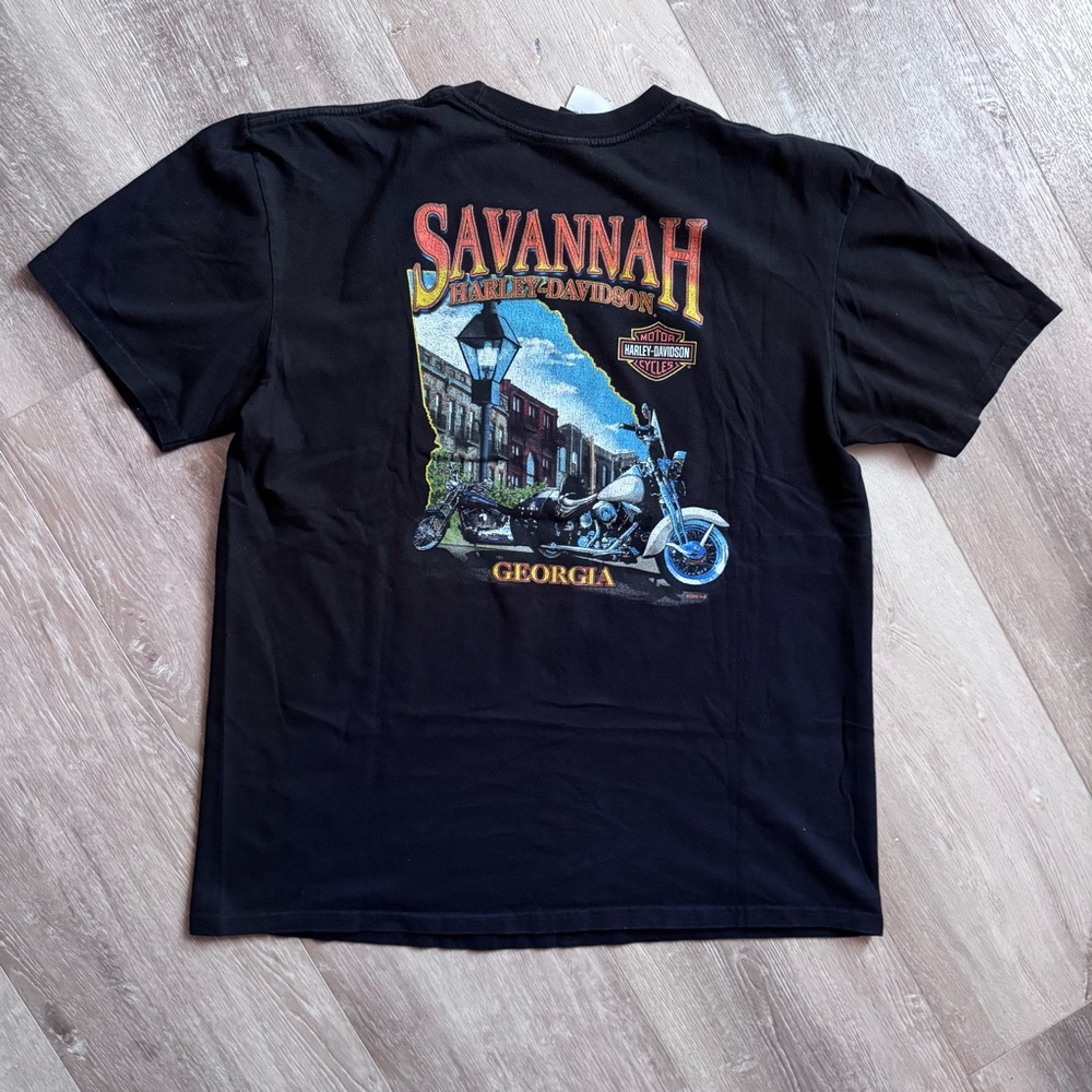 Y2K Harley Davidson Savanah Georgia Men’s Shirt Size XL